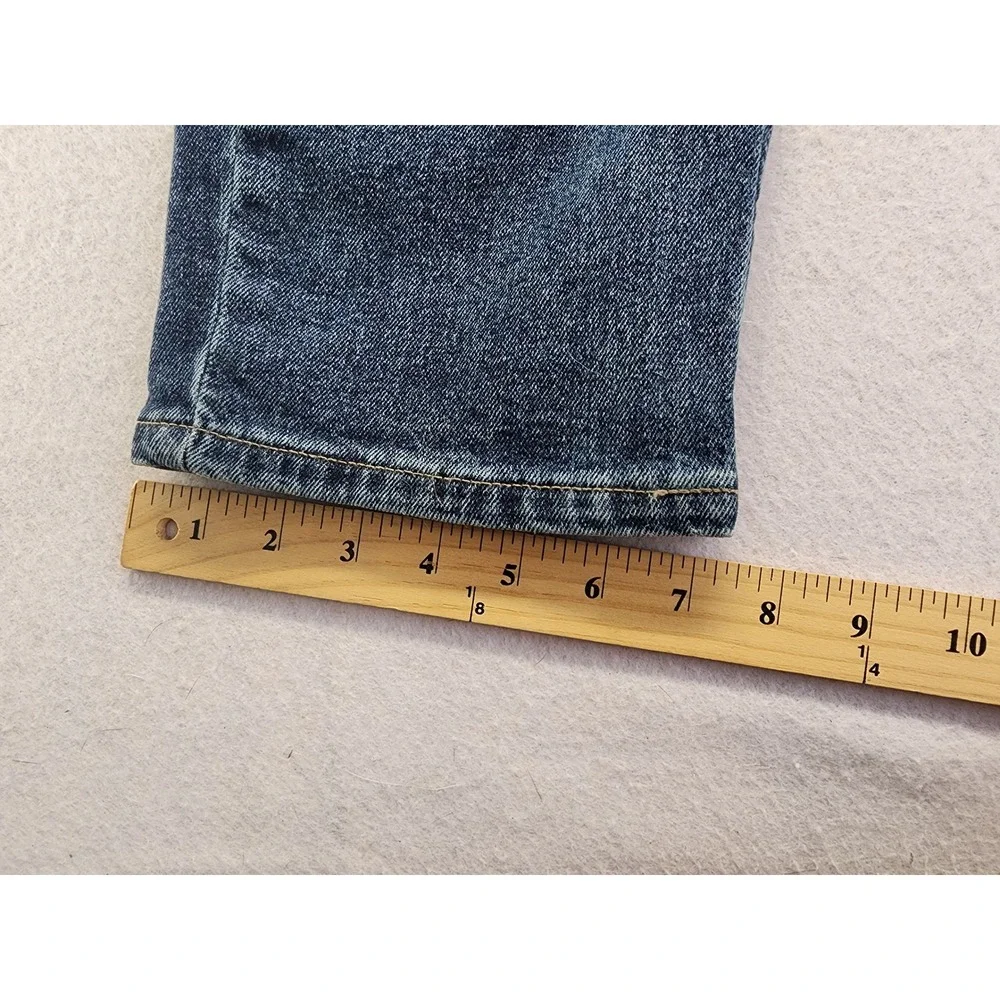 Calvin Klein High Rise Straight Leg Blue Denim Jeans Size 4
